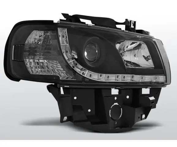 Lampy przednie, VW T4, 1996-2003, BUS, Black | Top oferta